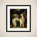 De kleine kunstliefhebbers framed