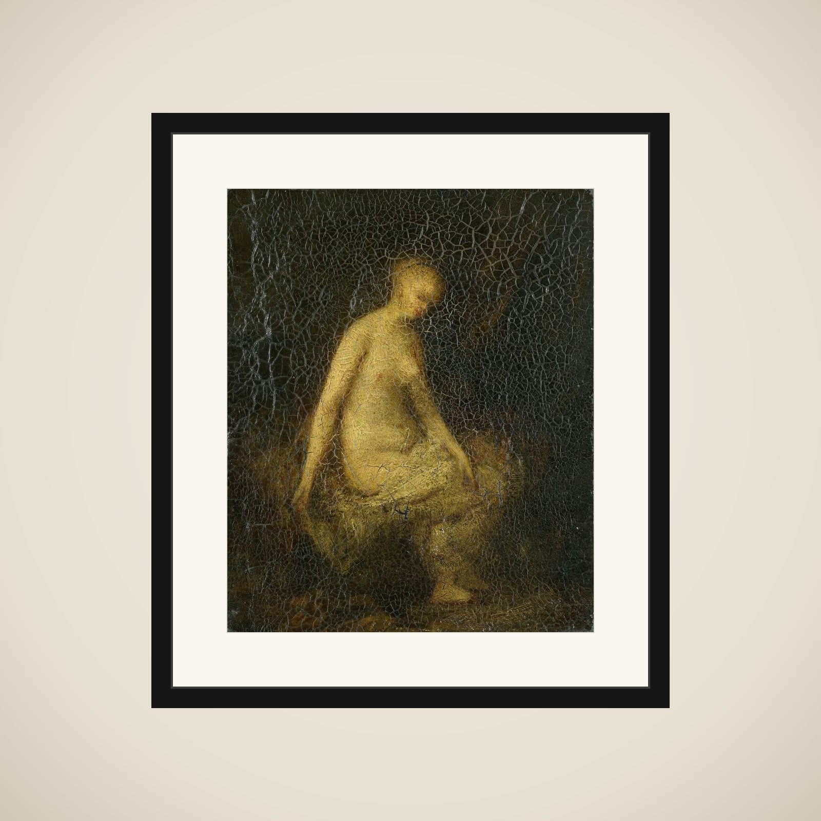 Badende vrouw framed