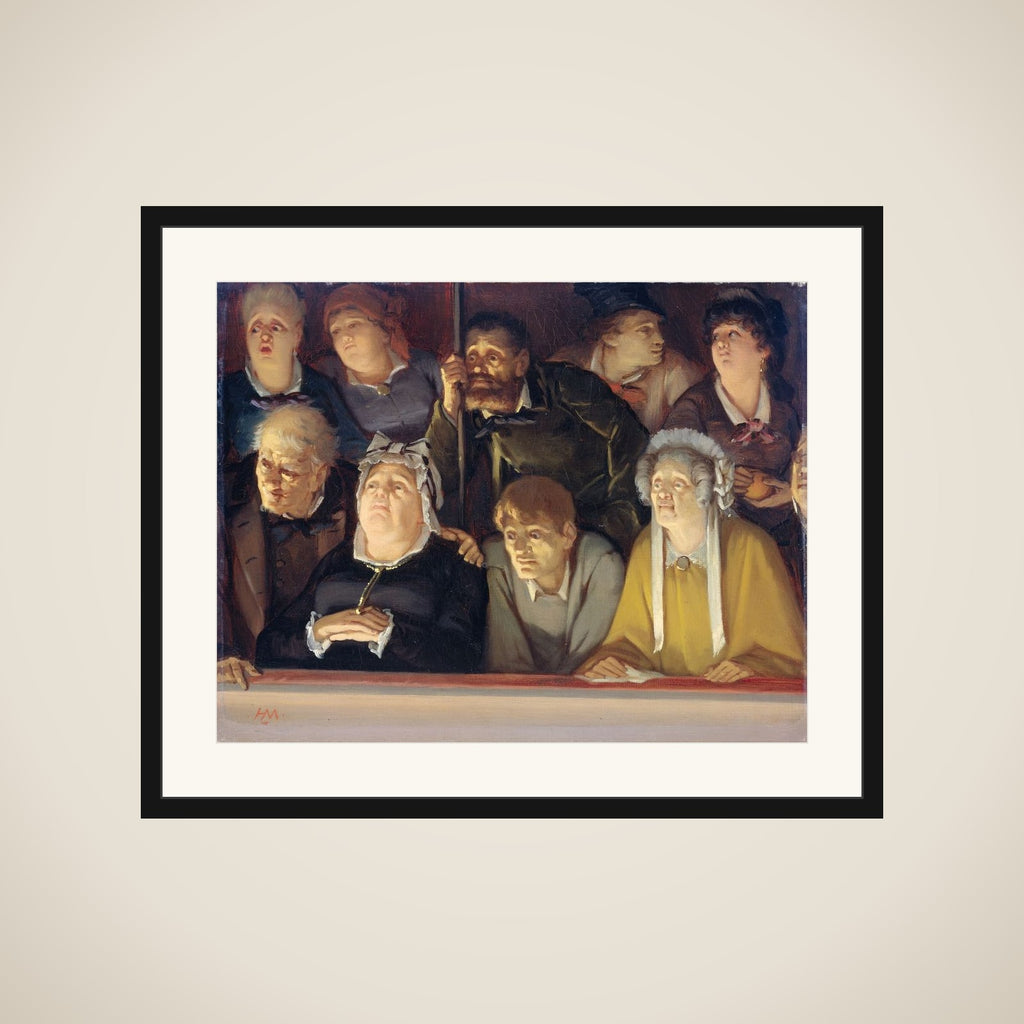 Theaterpubliek framed