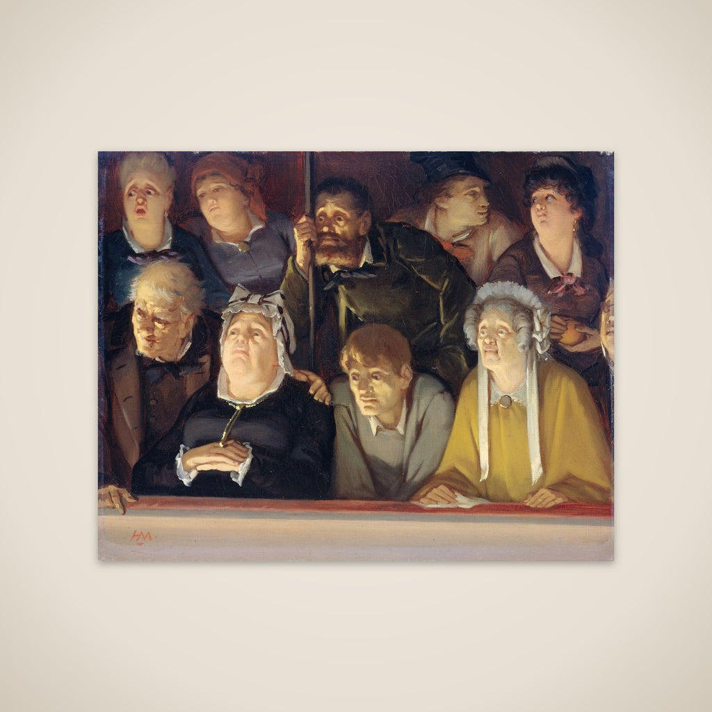 Theaterpubliek unframed print