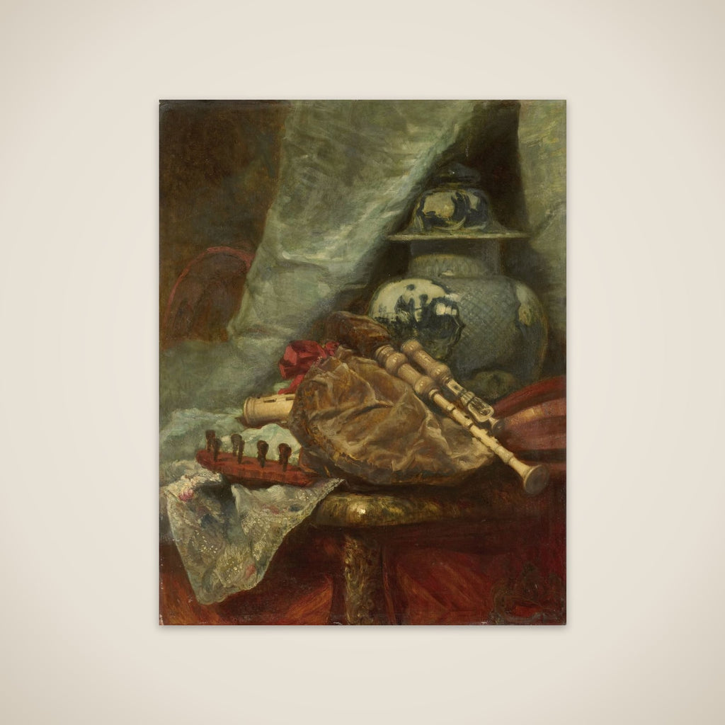 Still Life with Bagpipes unframed print