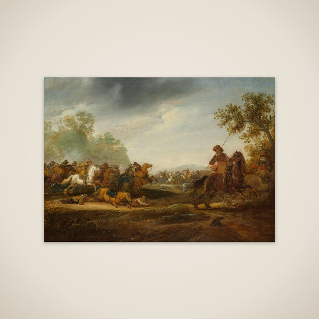 Cavalry Skirmish unframed print