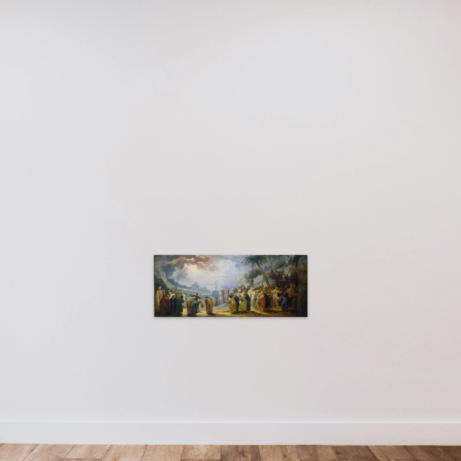 Moses Choosing the seventy Elders unframed — shown to scale