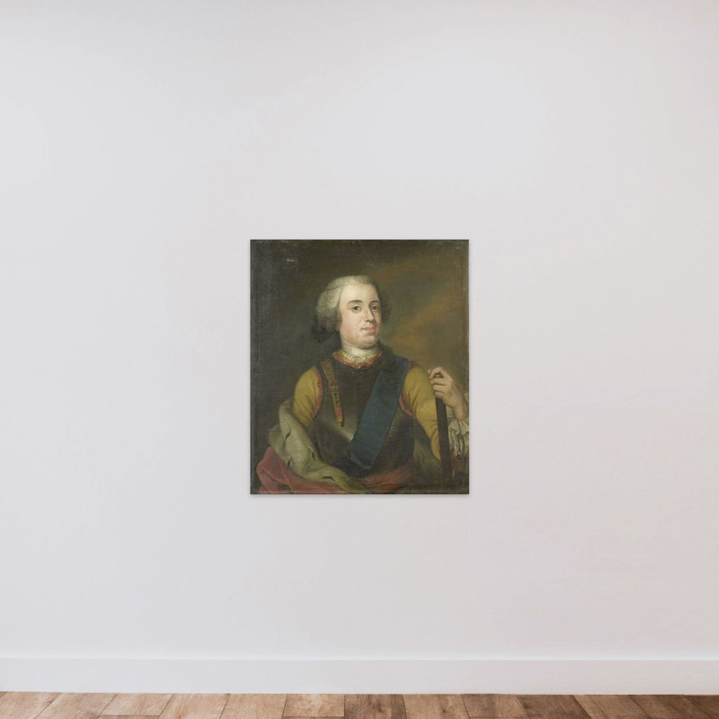 Portrait of William IV, Prince of Orange unframed — shown to scale