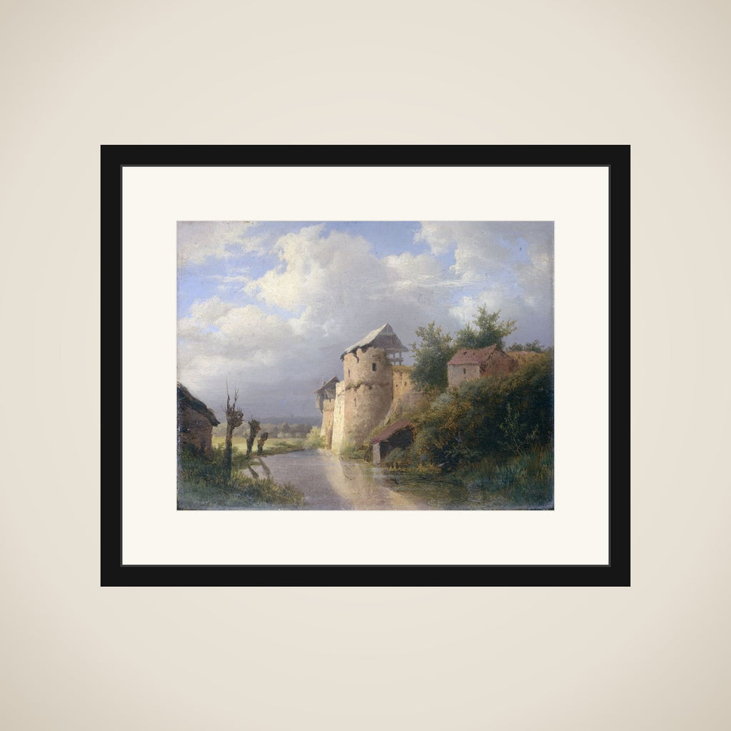 The Old Fortress framed