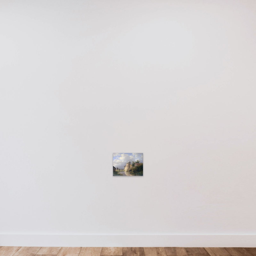 The Old Fortress unframed — shown to scale