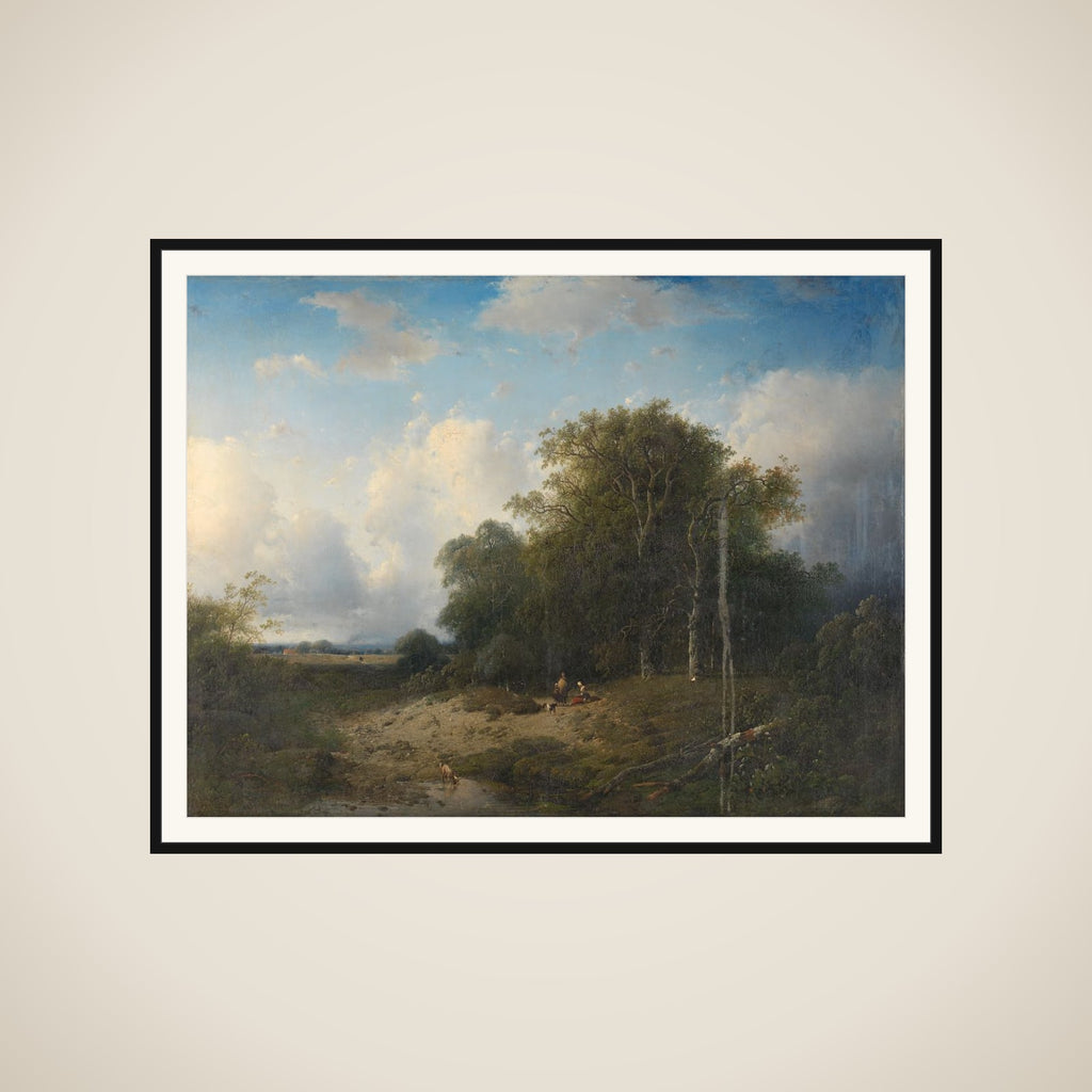Landscape framed