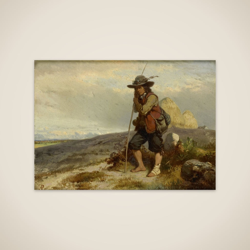 A young Herdsman unframed print