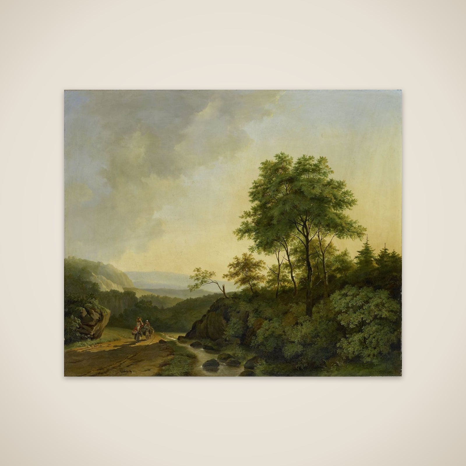 View in the Harz Mountains unframed print
