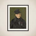 Pieter Janson (1765-1851). Schilder en etser, majoor der Kurassiers buiten dienst framed