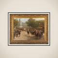 The Frederiksplein, Amsterdam, during the Entry of Queen Wilhelmina, 5 September 1898 framed