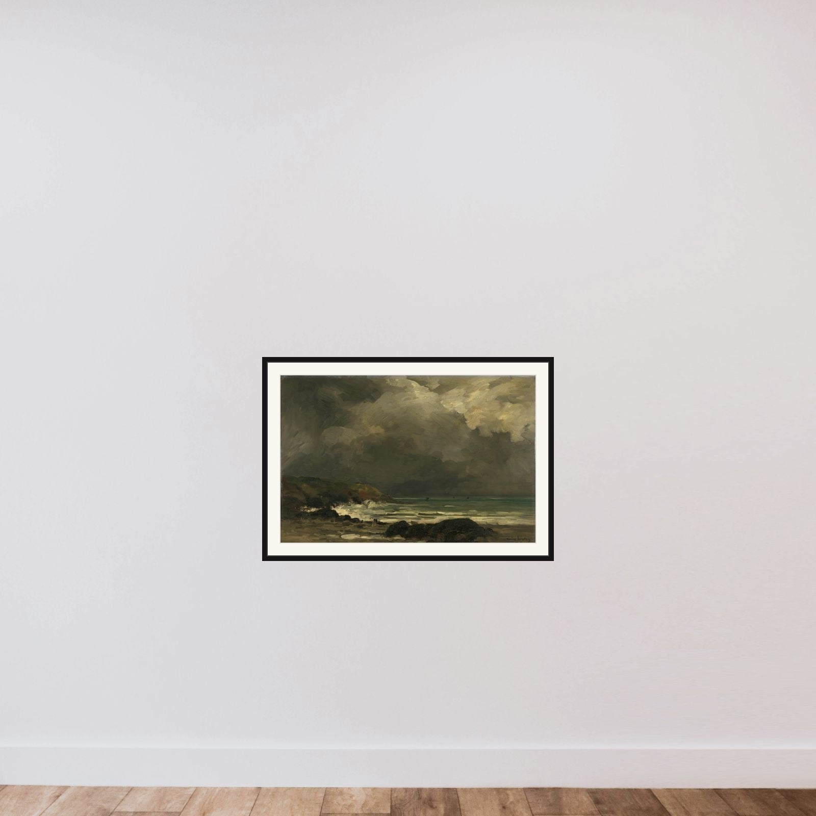 The Breakers framed — shown to scale