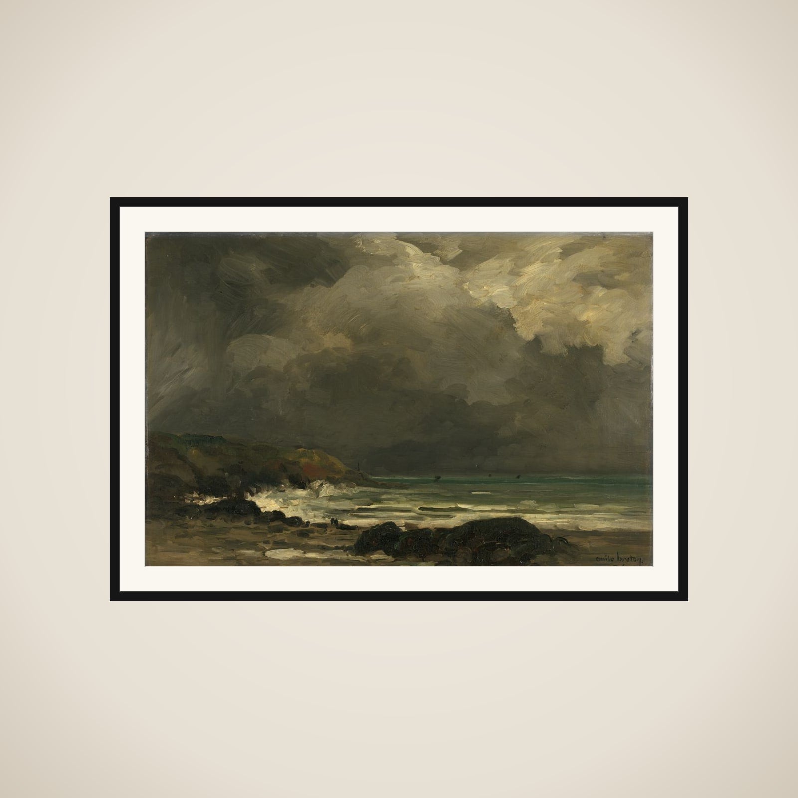 The Breakers framed