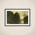 Pond in the Woods framed
