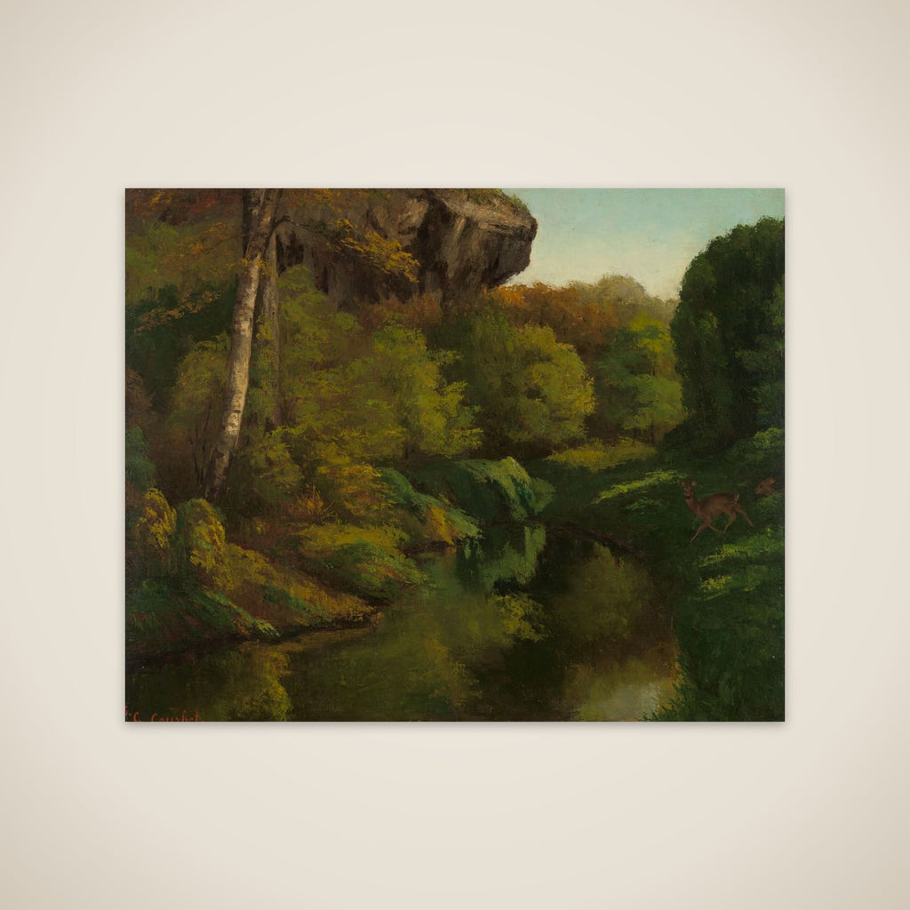 View in the Forest of Fontainebleau unframed print