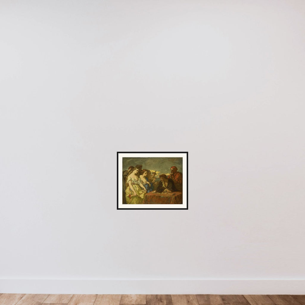 Lust for Gold framed — shown to scale
