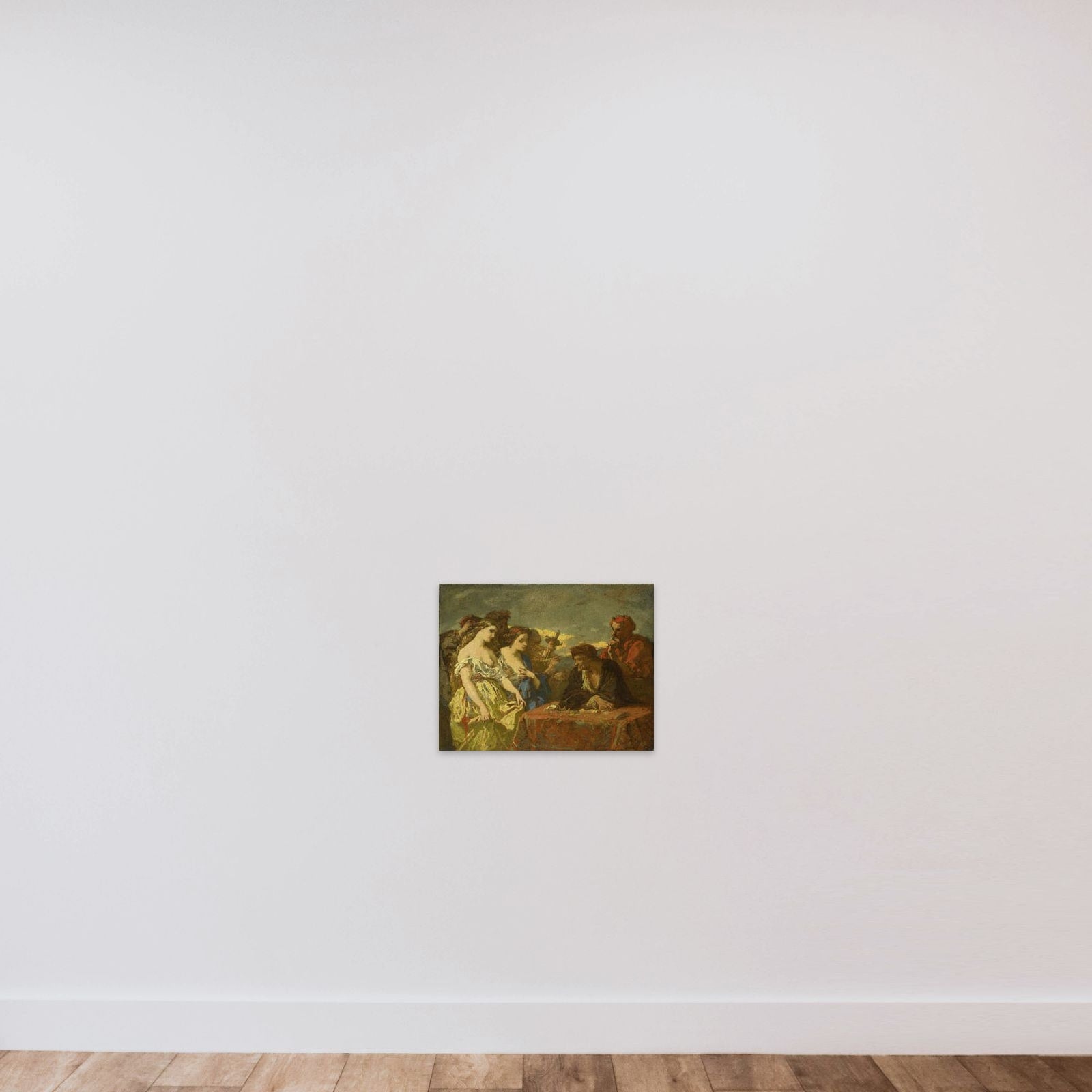 Lust for Gold unframed — shown to scale