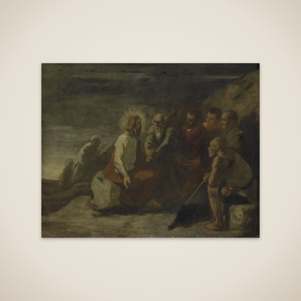 Christ and his Disciples unframed print