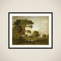 Landscape framed