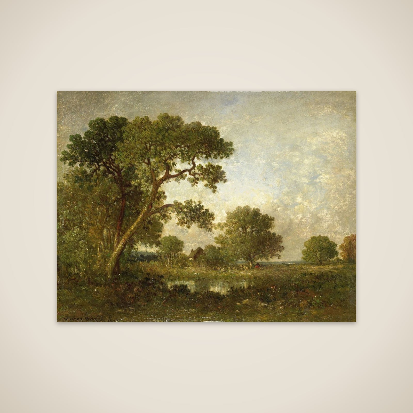 Landscape unframed print