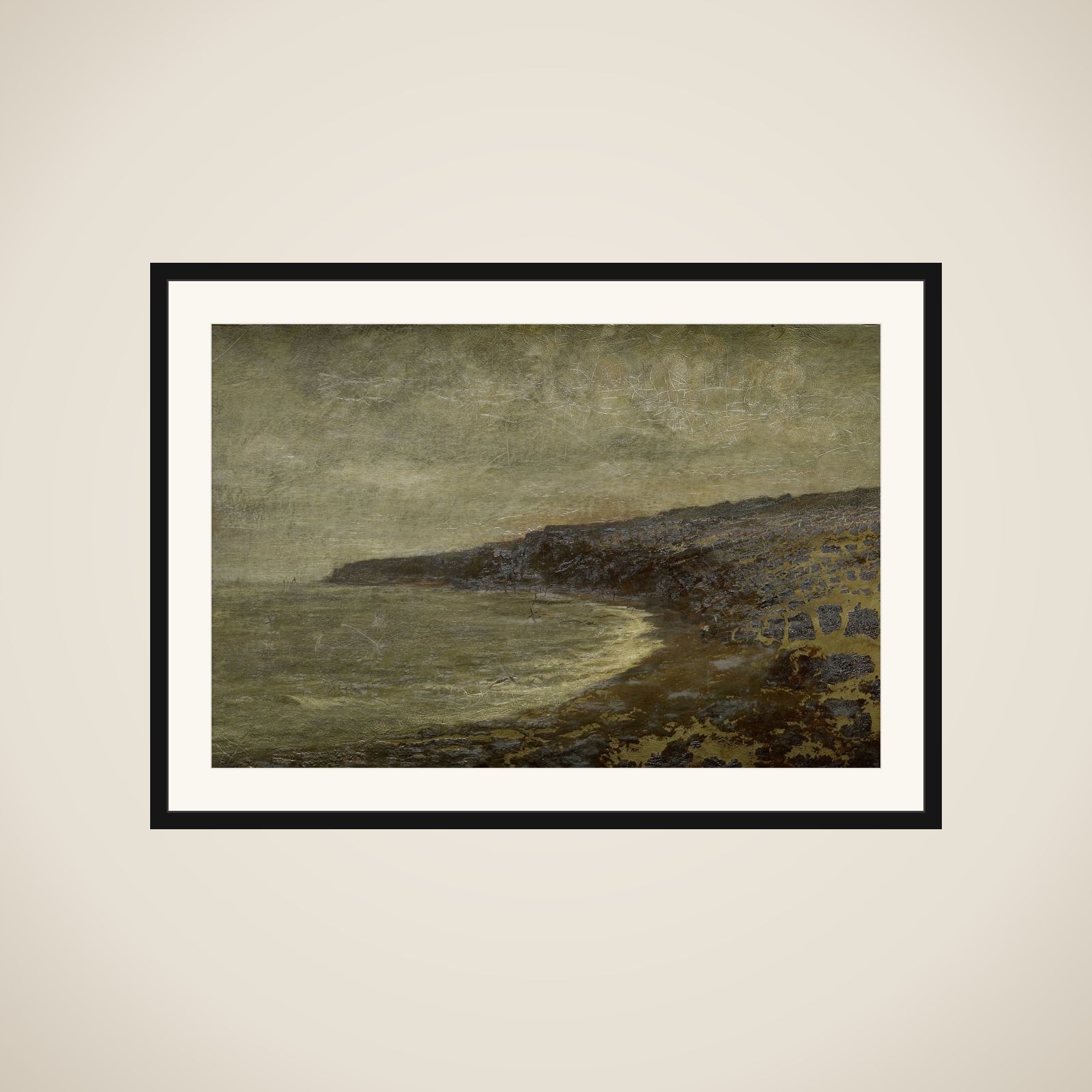 The Lonesome Bay framed