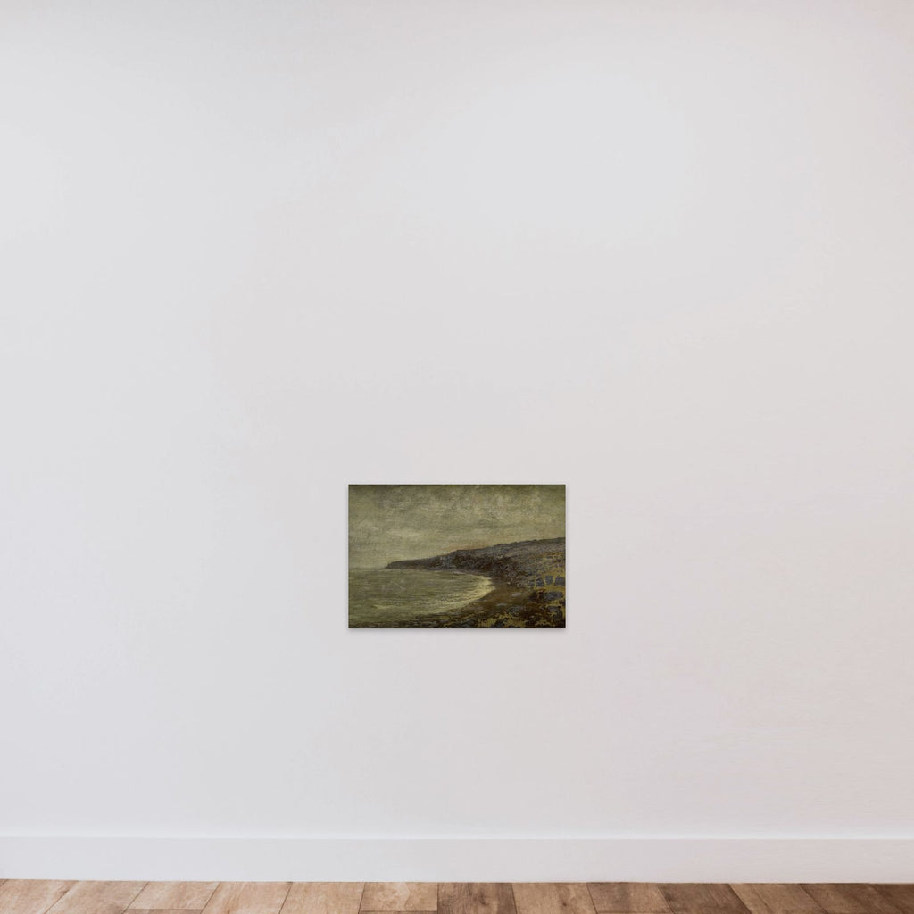 The Lonesome Bay unframed — shown to scale
