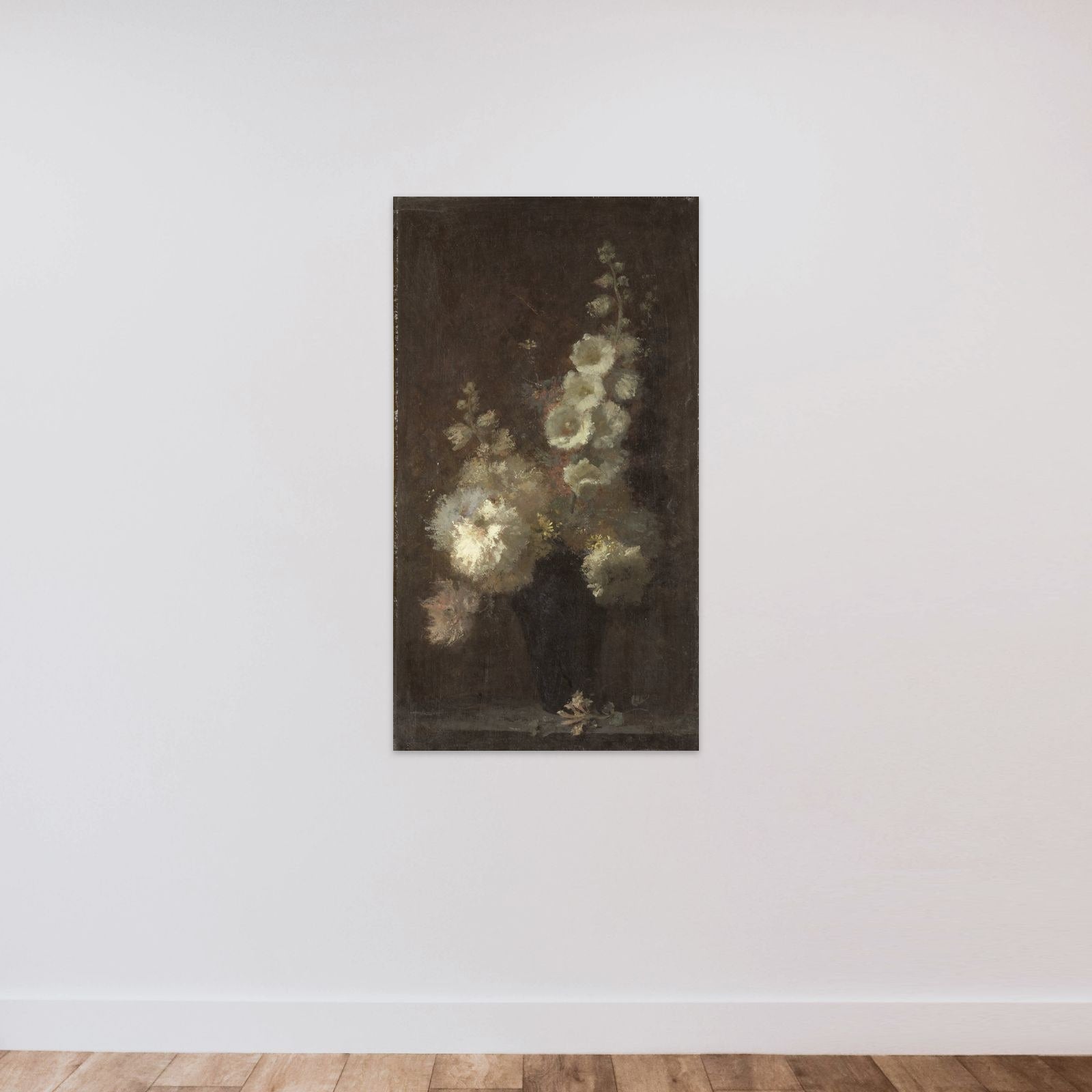 Still Life wit Flowers unframed — shown to scale