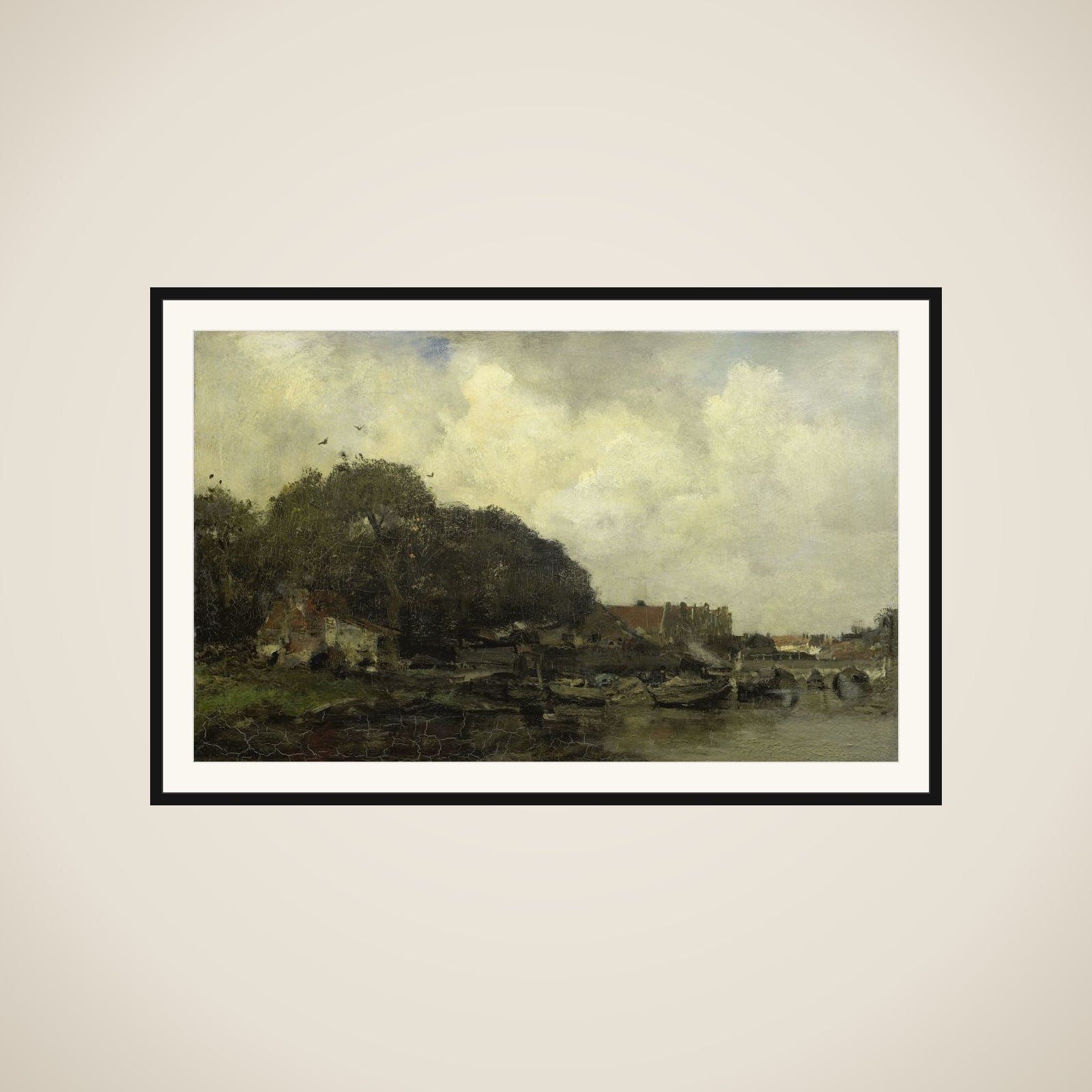 Havengezicht framed