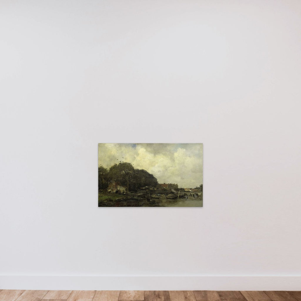 Havengezicht unframed — shown to scale