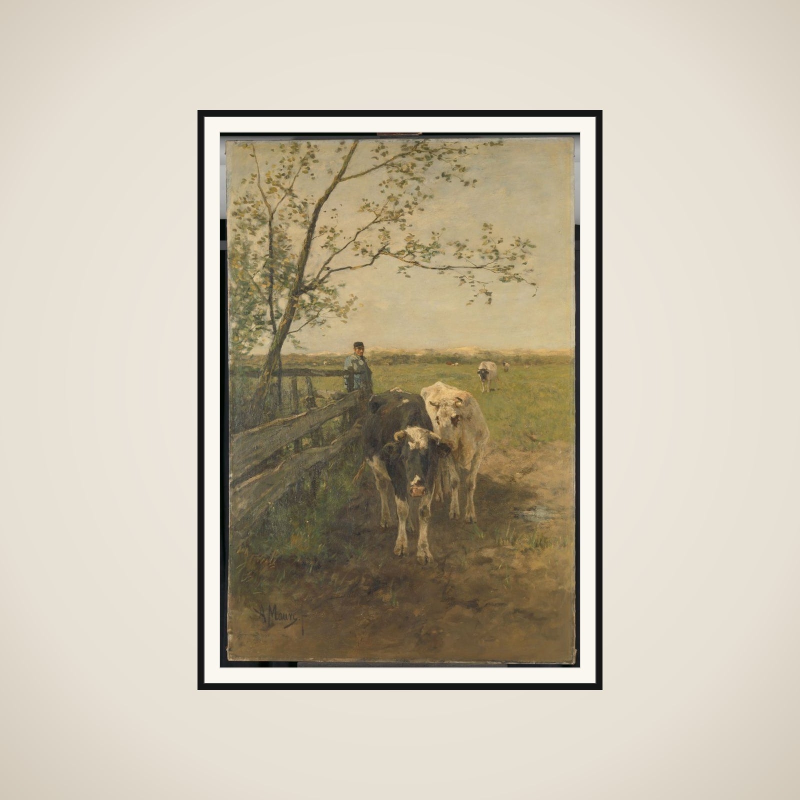 De melkbocht framed