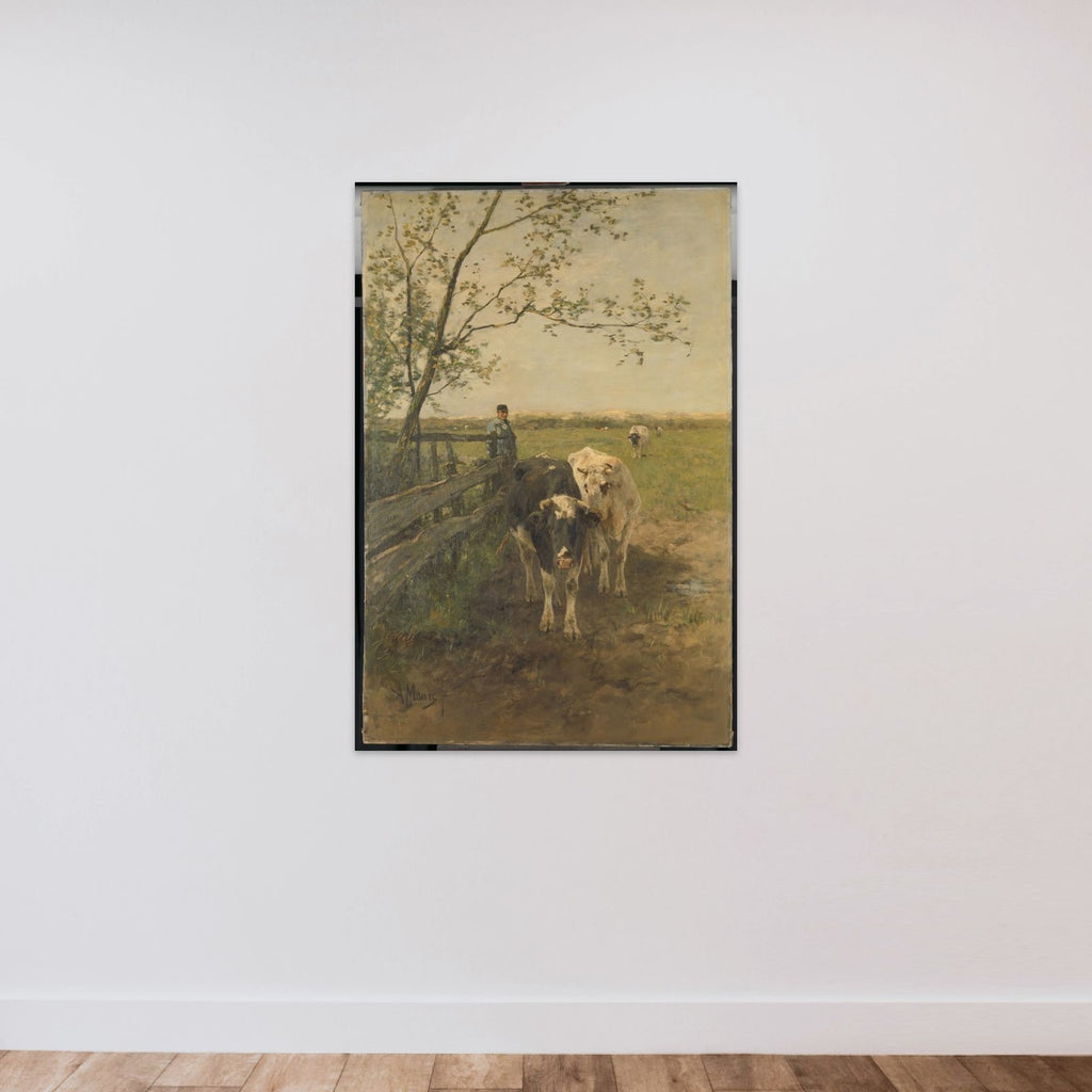 De melkbocht unframed — shown to scale