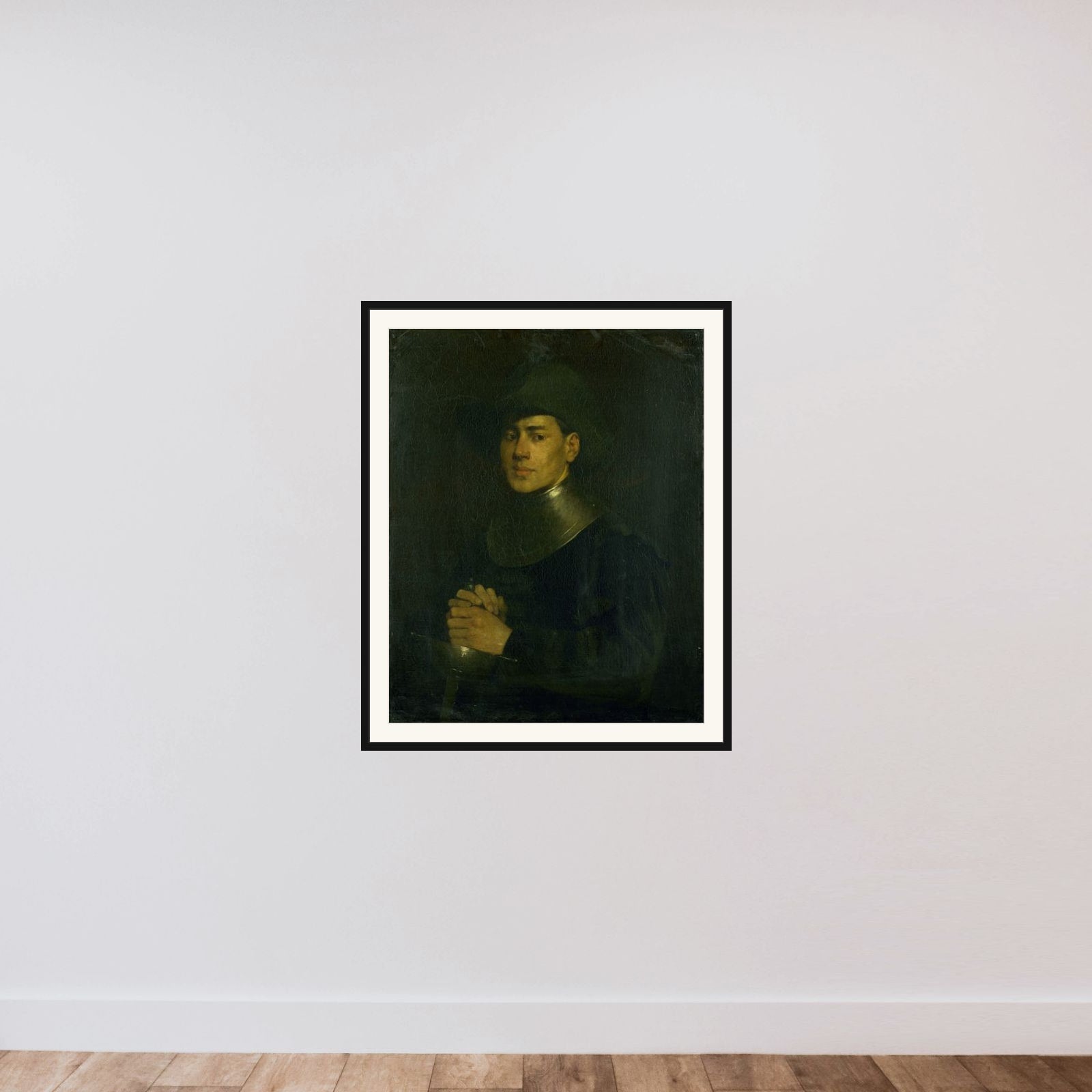 De cavalier framed — shown to scale