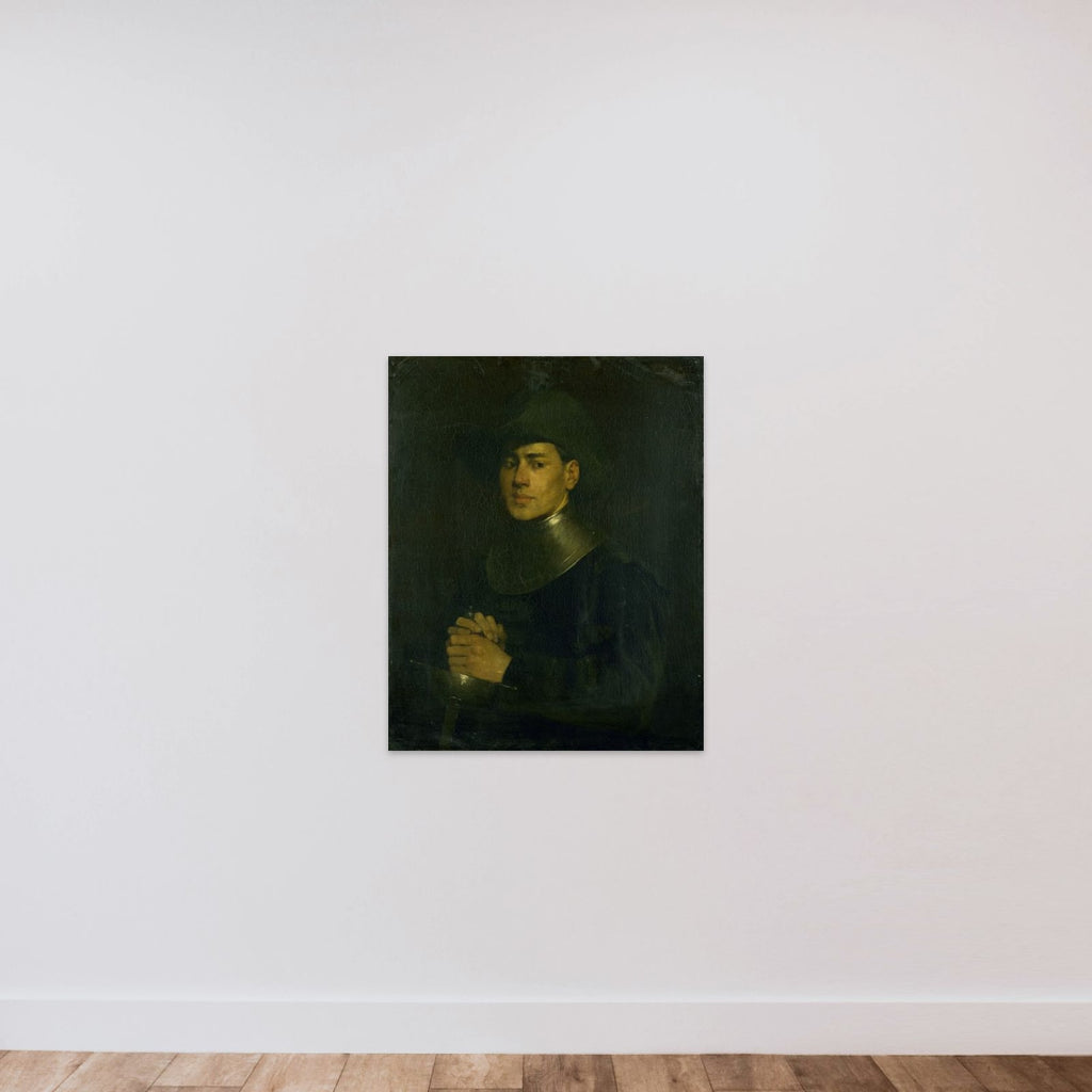 De cavalier unframed — shown to scale