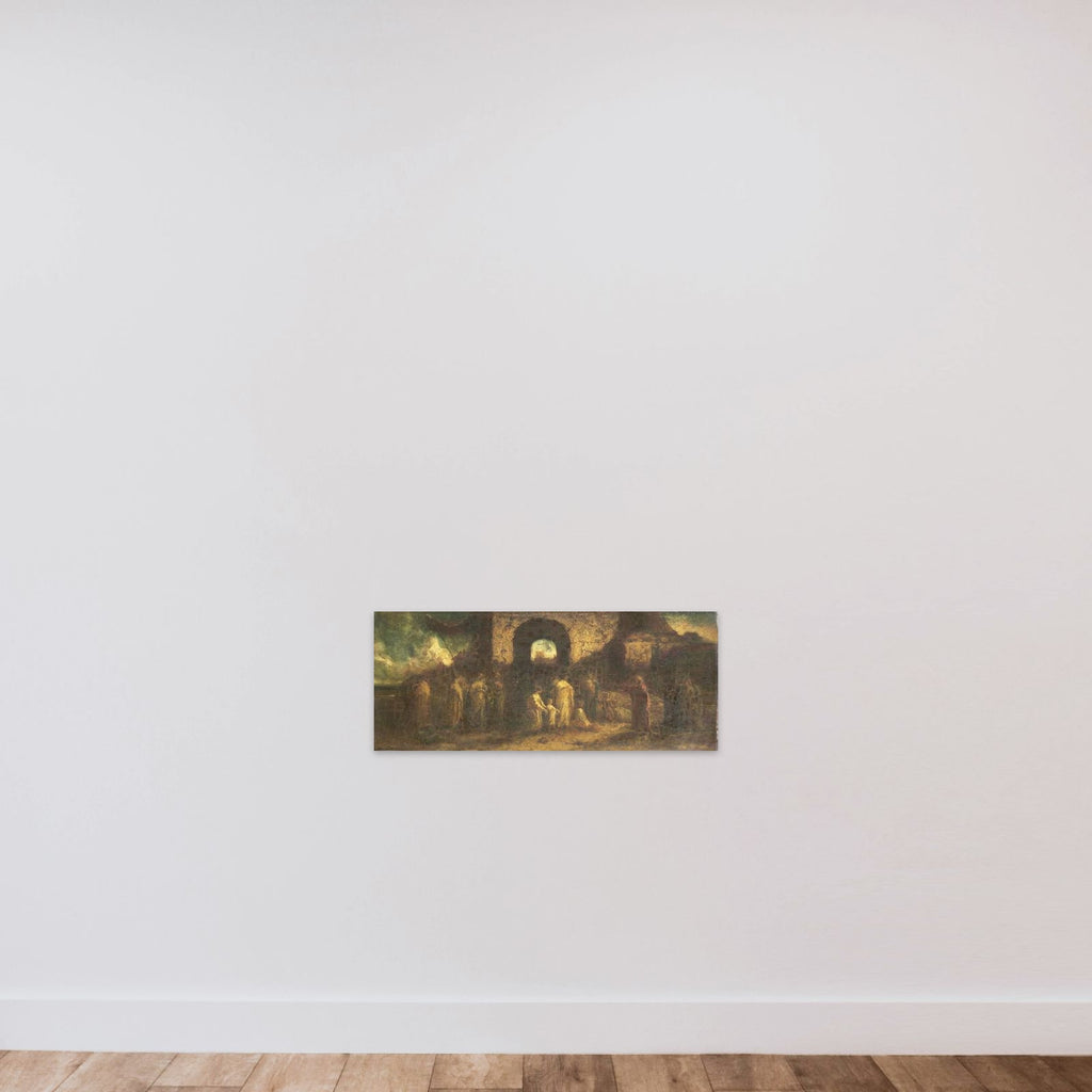 Christus zegent de kinderen unframed — shown to scale
