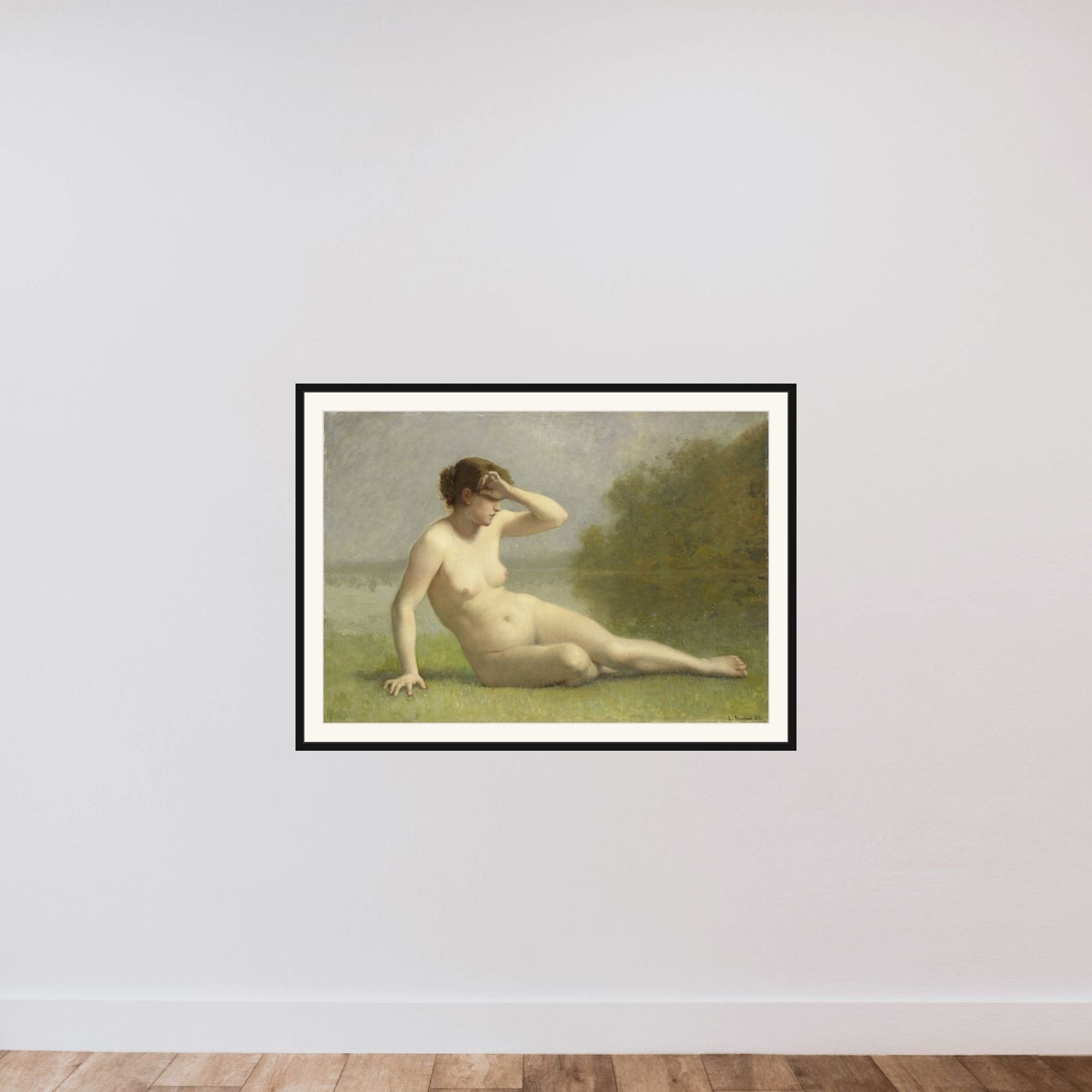 Nimf framed — shown to scale