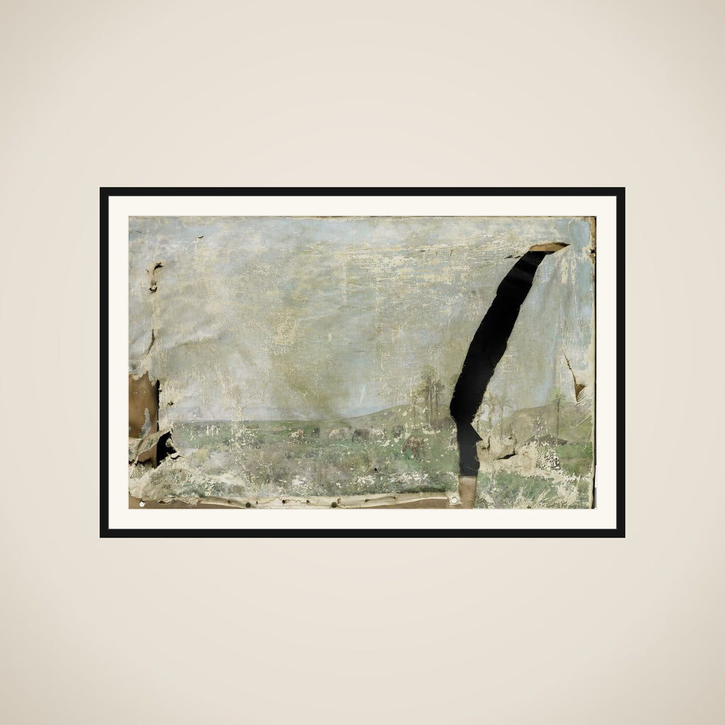 Paardenweide in Algerië framed