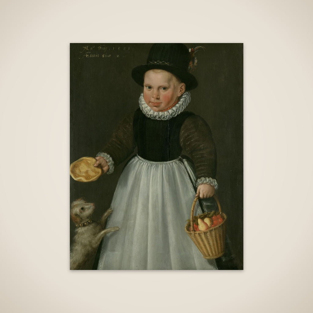 Portrait of a little Boy unframed print