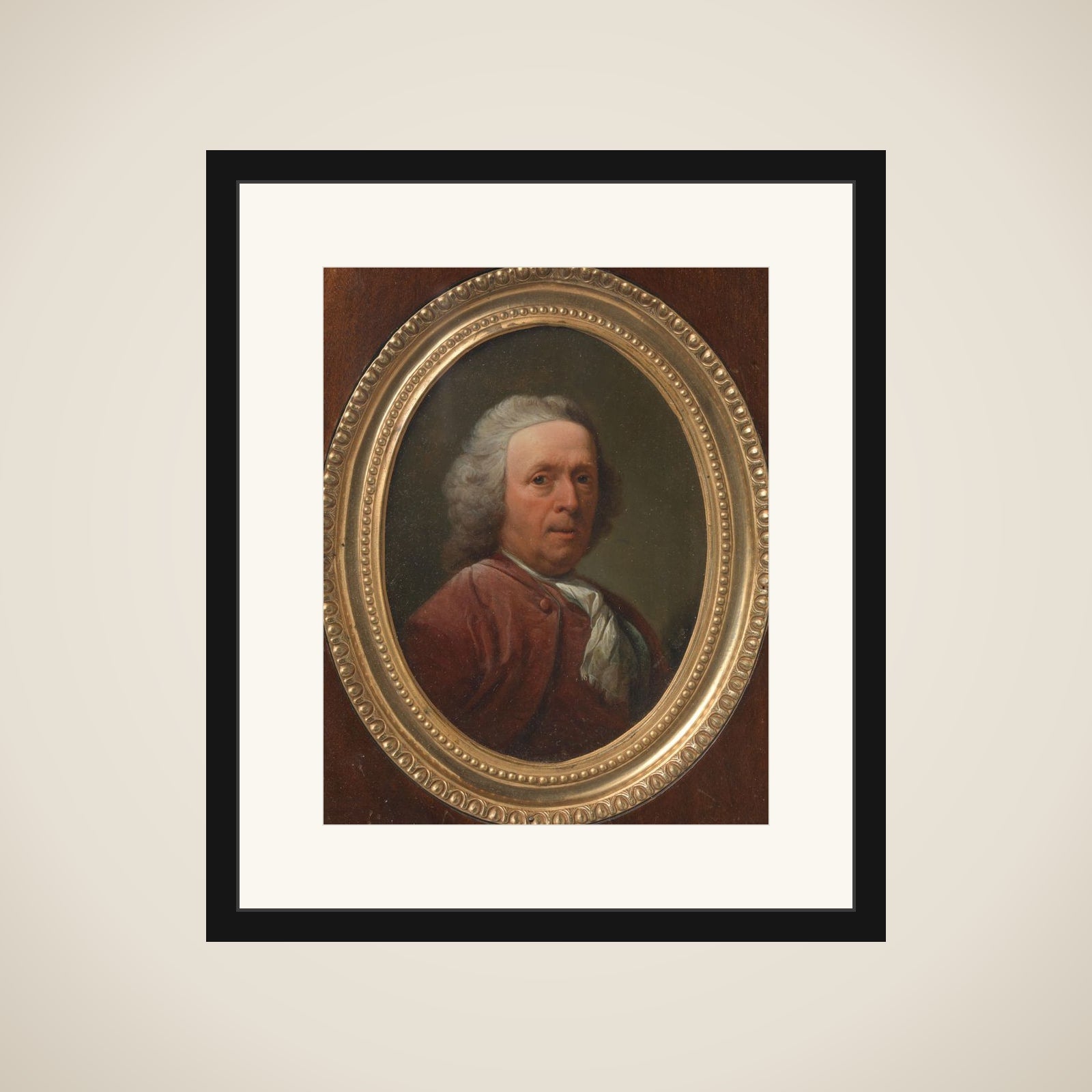 Self-Portrait framed