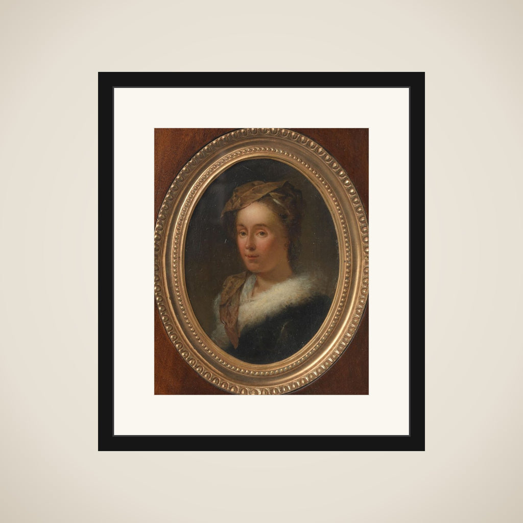 Portrait of Sara Stiermans, the Artist's Wife framed