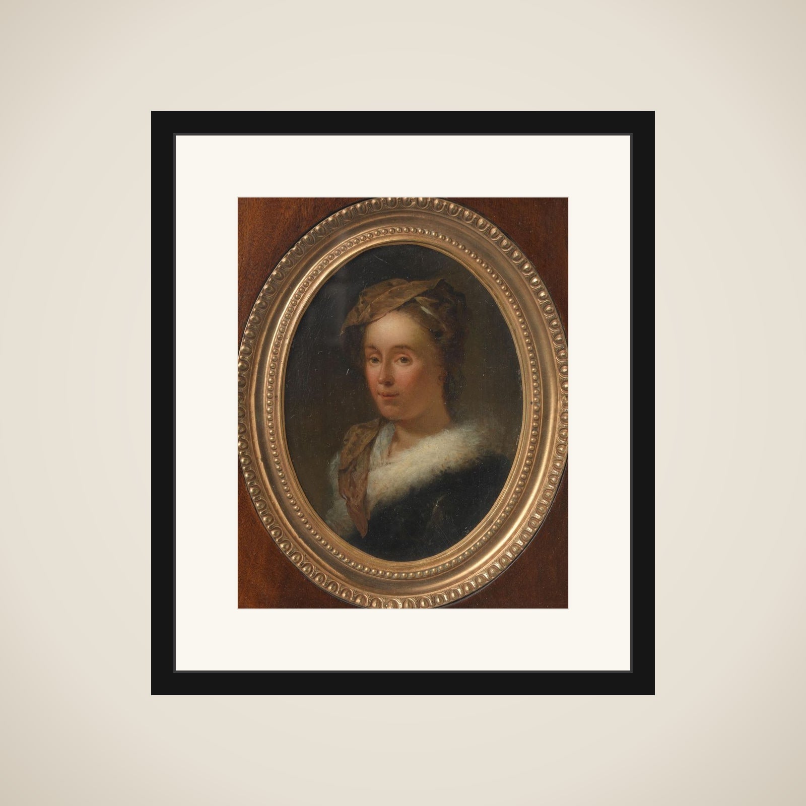 Portrait of Sara Stiermans, the Artist's Wife framed