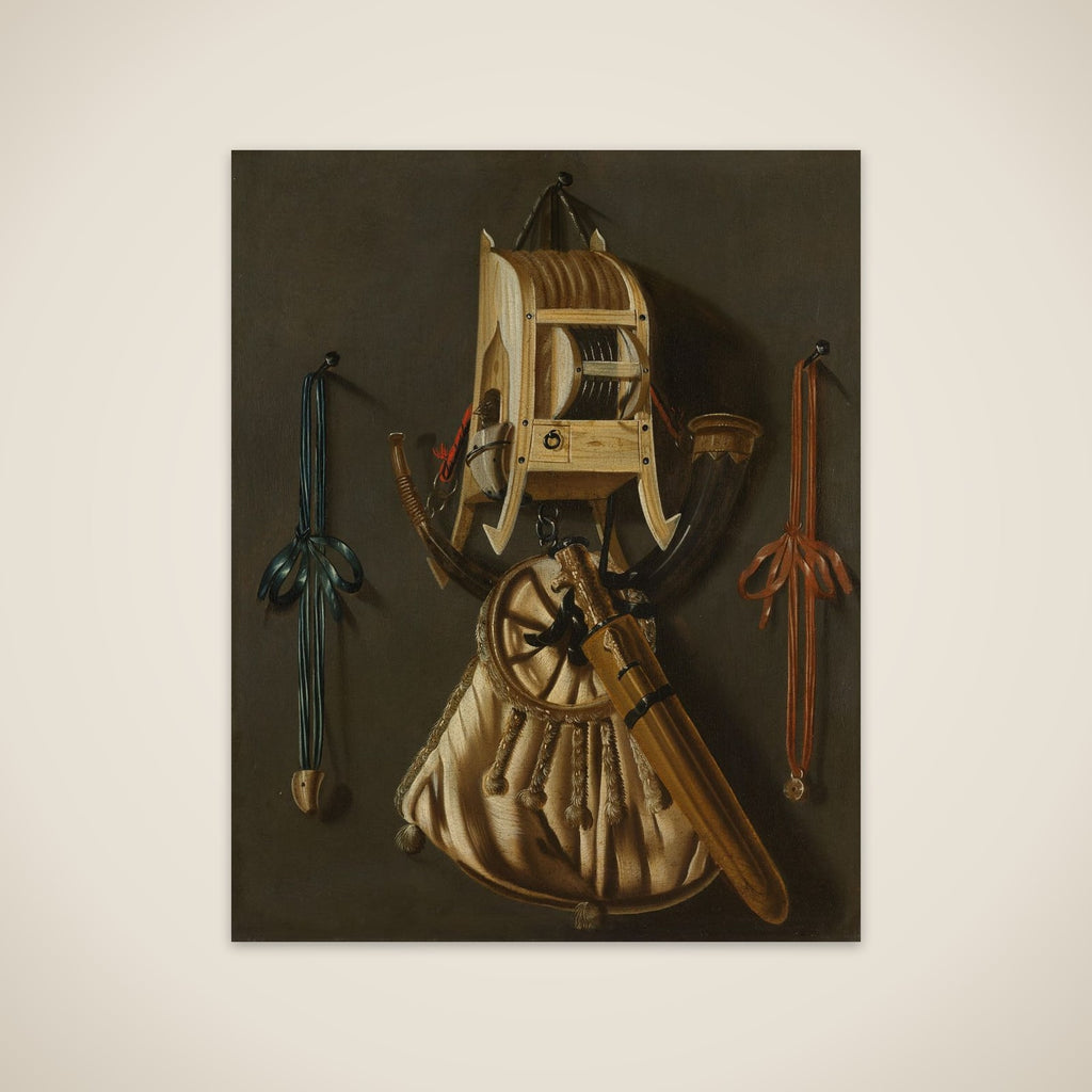Still Life with Implements of the Hunt unframed print