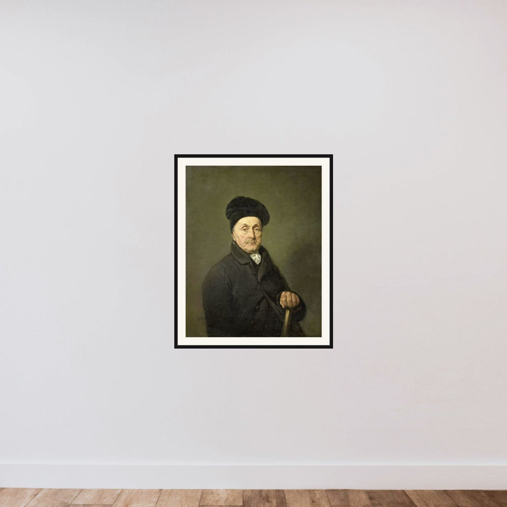 Hendrik van Demmeltraadt (1736/37-1819) framed — shown to scale