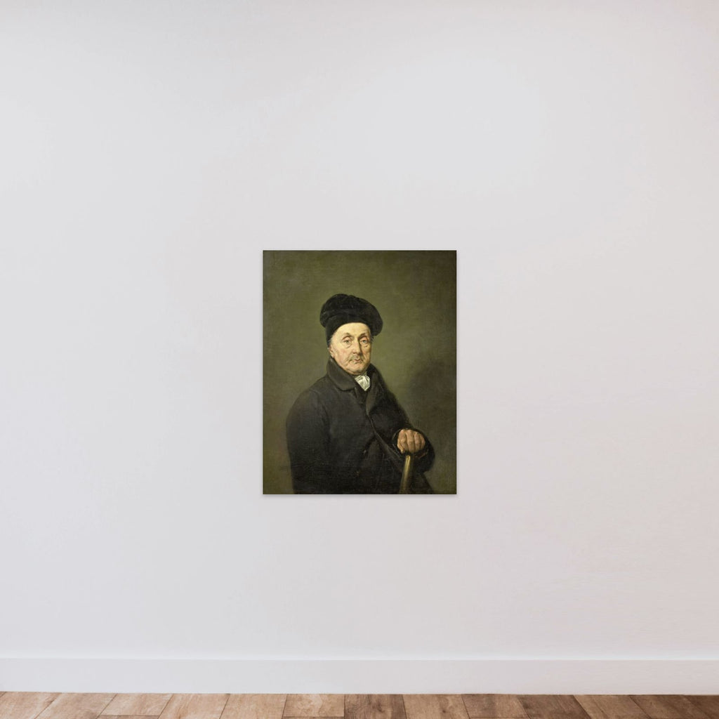 Hendrik van Demmeltraadt (1736/37-1819) unframed — shown to scale