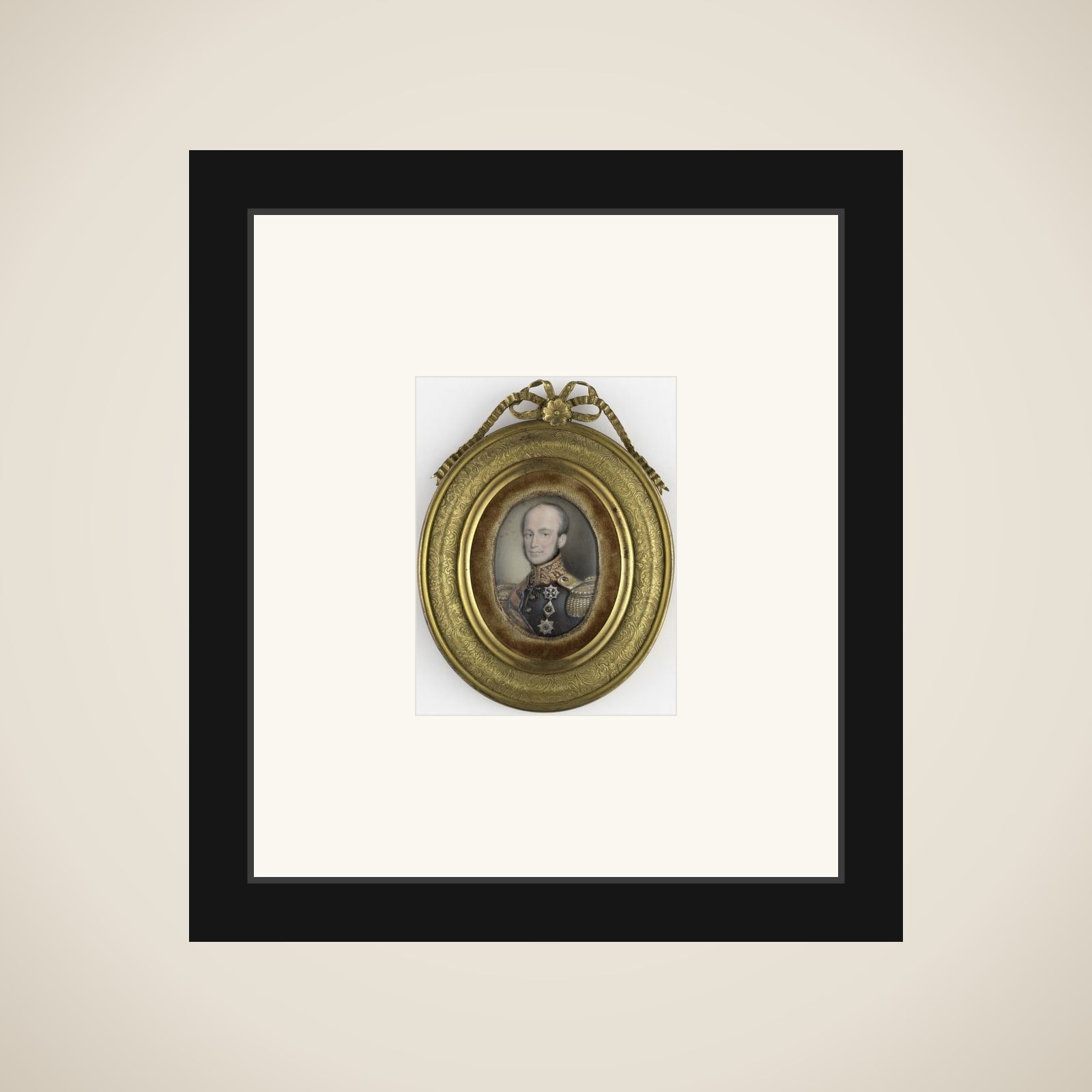 Willem II (1792-1849), koning der Nederlanden framed