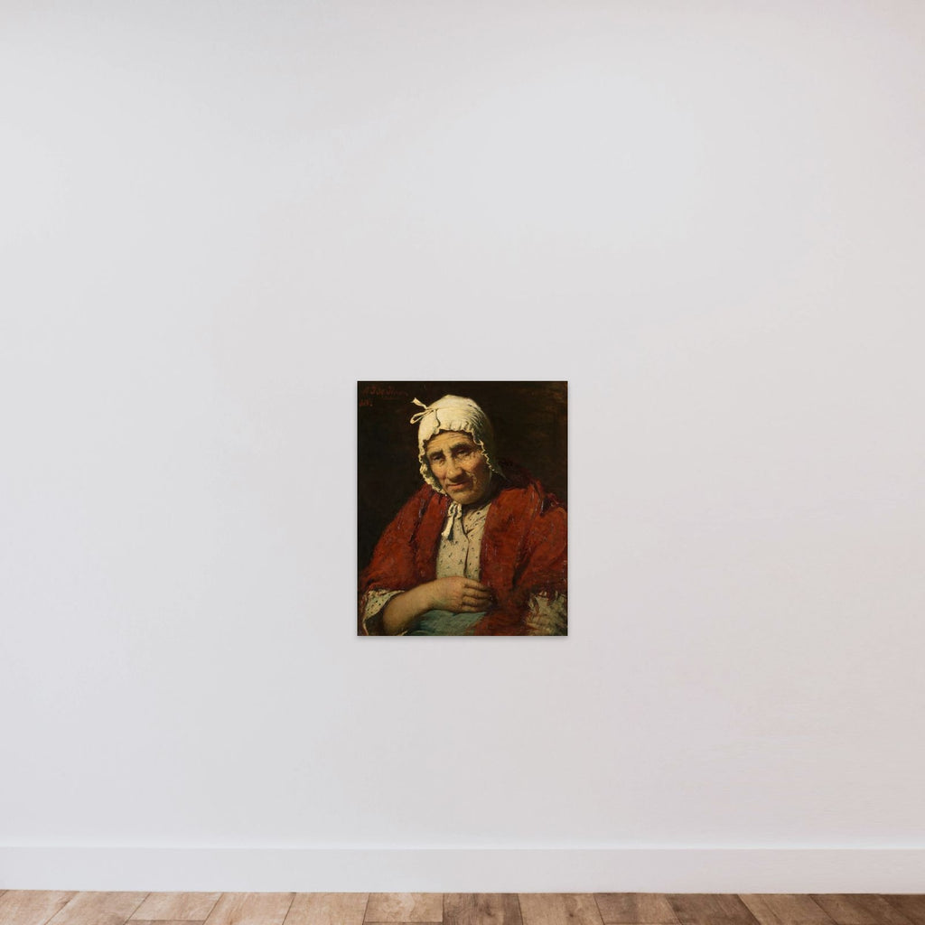 Old Jewish Woman unframed — shown to scale