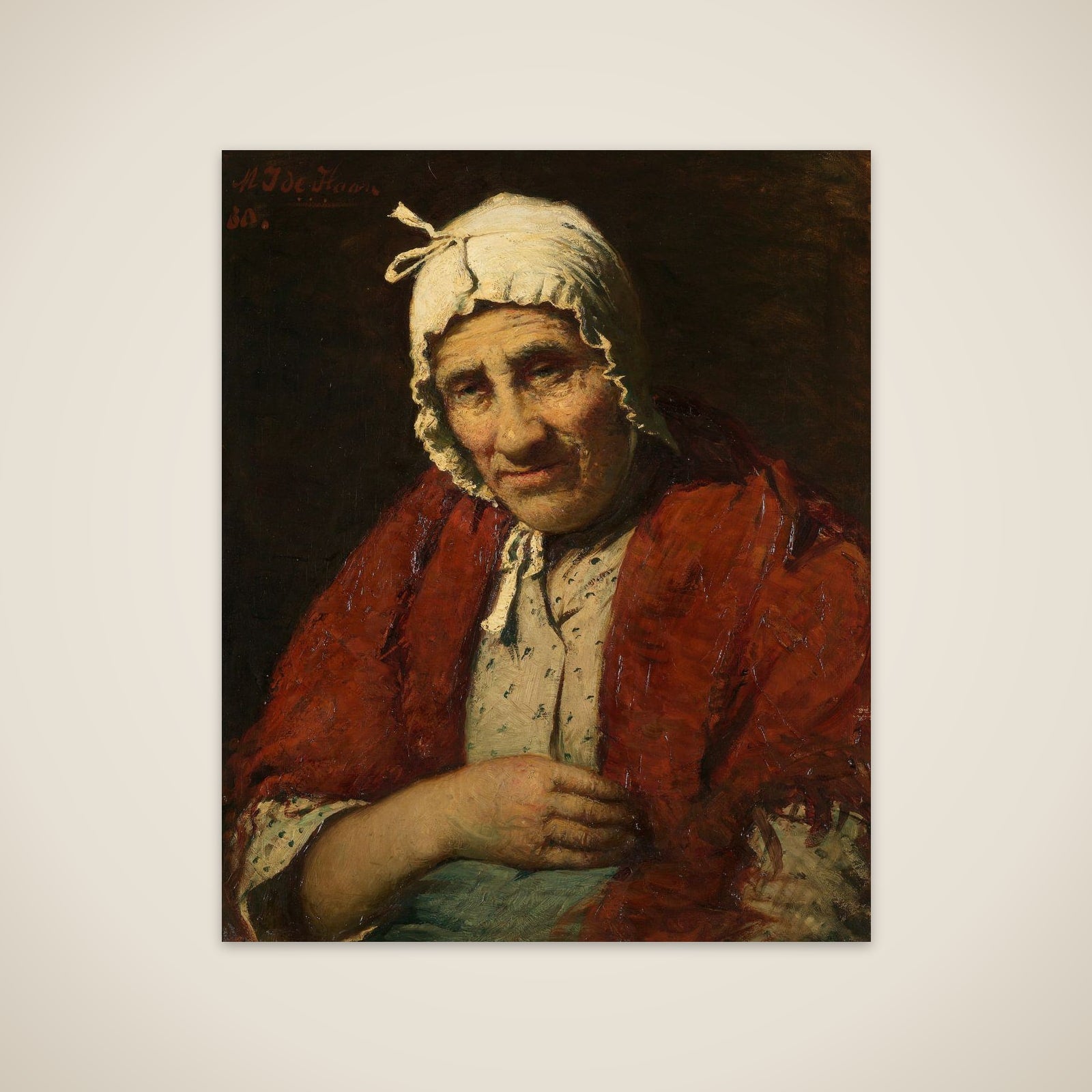 Old Jewish Woman unframed print