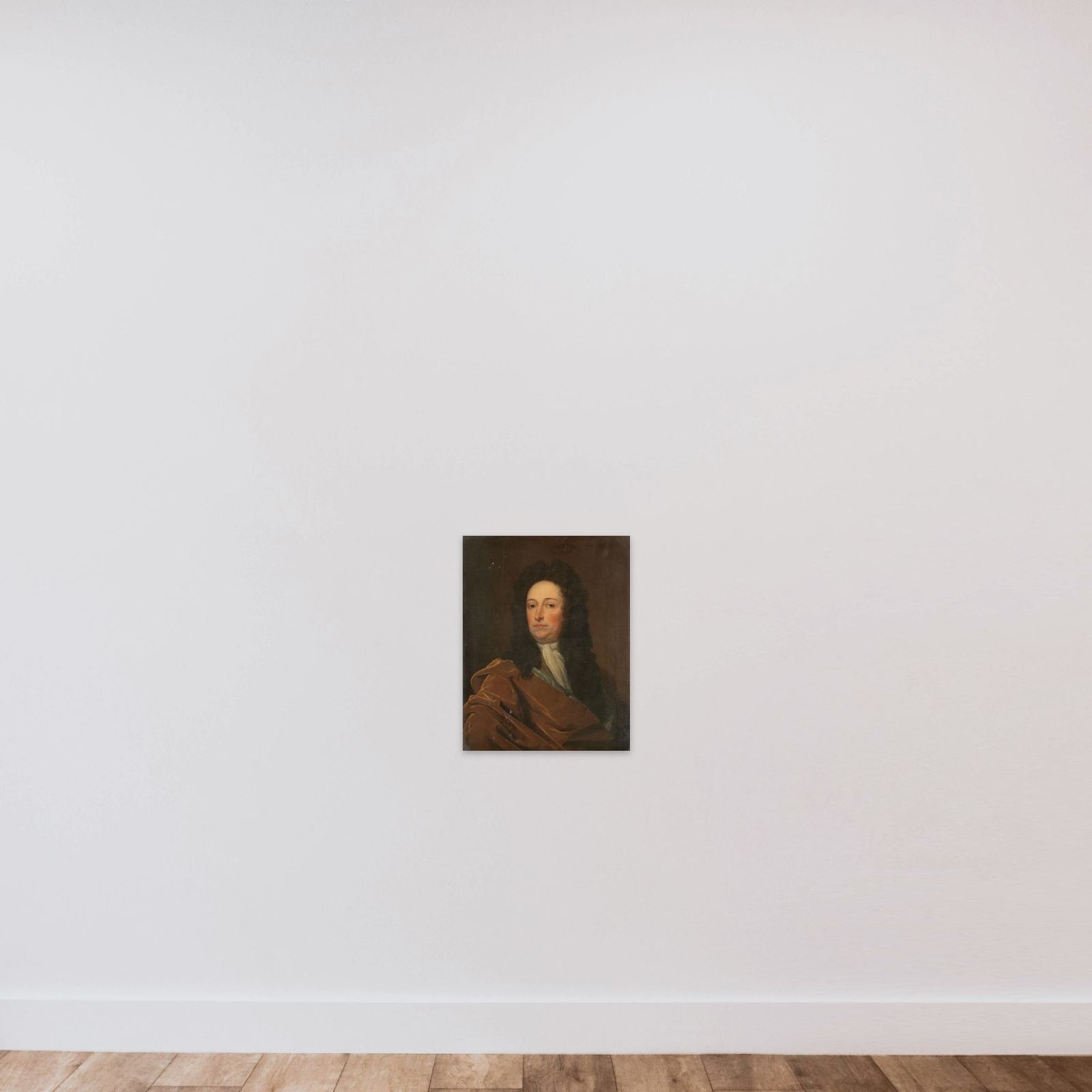 Aernout van Citters (1633-96), Ambassador of the Dutch Republic in London unframed — shown to scale