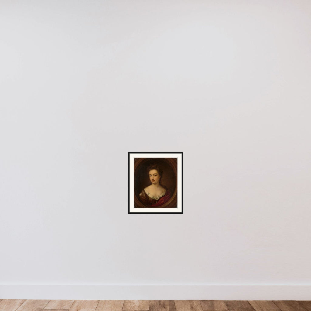Josina Clara van Citters (1671-1753), Sister of Anna van Citters framed — shown to scale