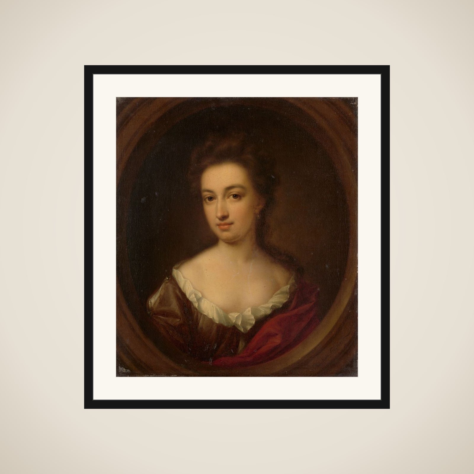 Josina Clara van Citters (1671-1753), Sister of Anna van Citters framed