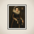 Portrait of Mertijntje van Ceters (1609-24) framed